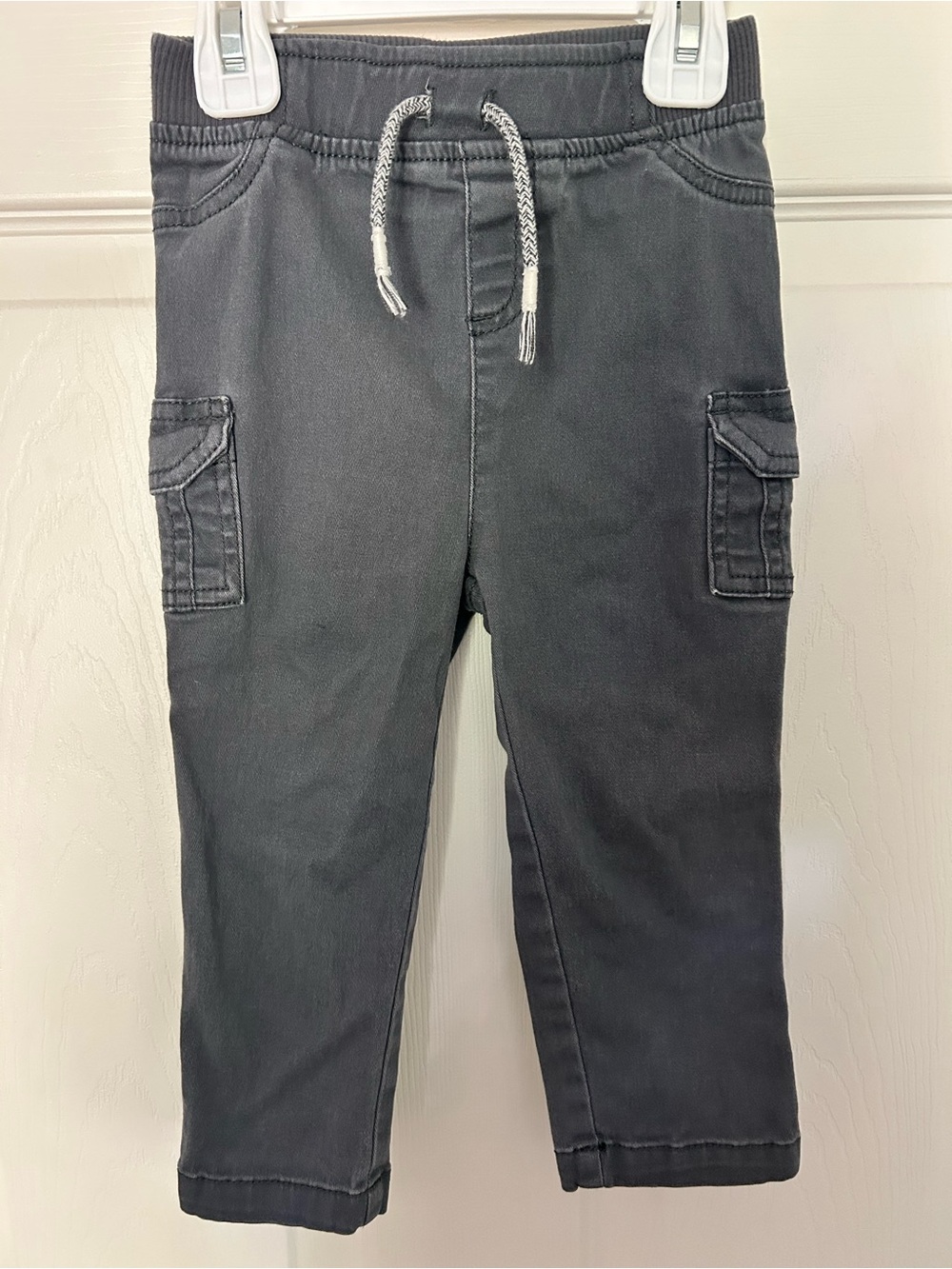 Toddler Boys, jumping beans, Gray Pull-On Cargo Pants, 24 months